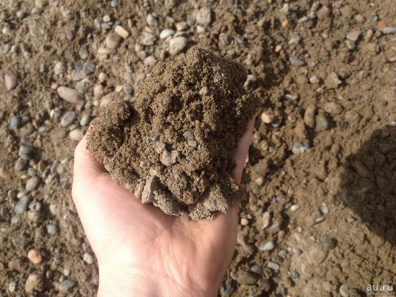 Некачественная гранитная песчаная смесь ПГС